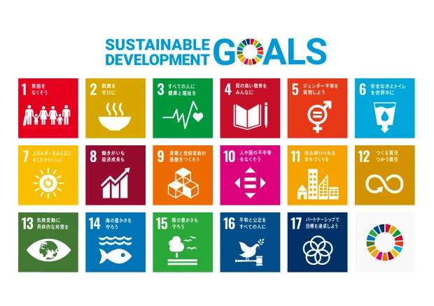 SDGｓ 持続可能な開発目標 17のアイコン
